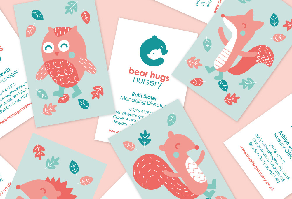 Business card designed by Sharon Armstrong Creative