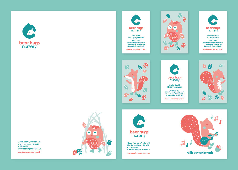 Stationery designed by Sharon Armstrong Creative