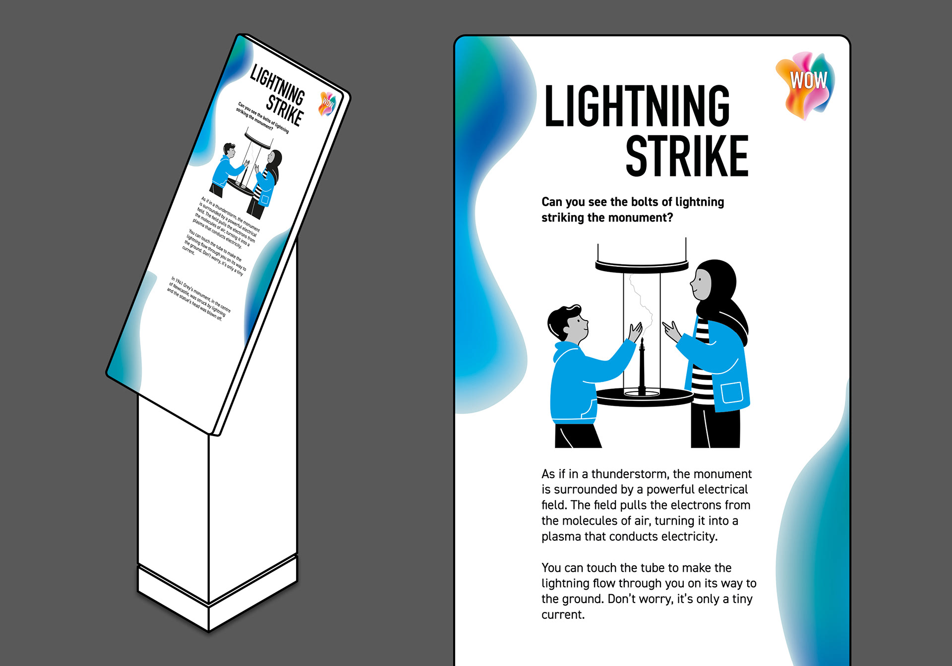 Illustration for Centre for Life Wow Zone by Sharon Armstrong