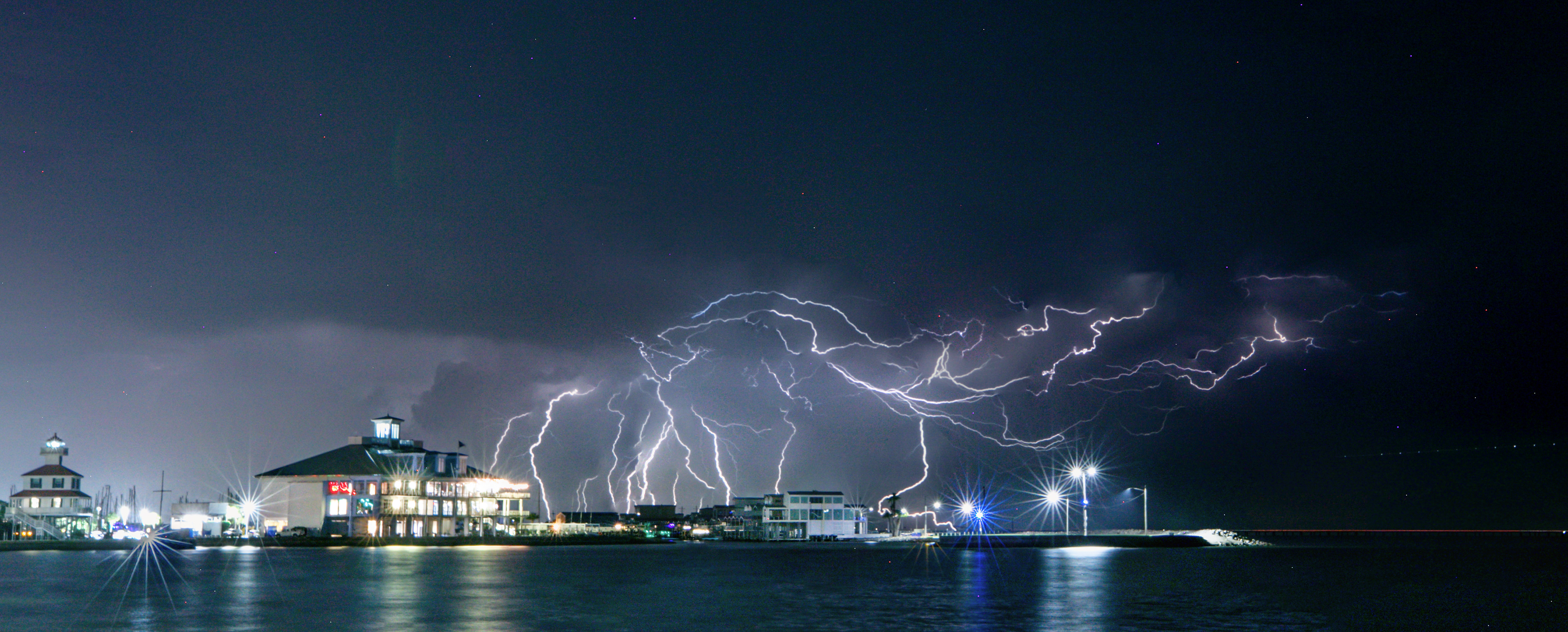 Lightning storm, New Orleans 2025