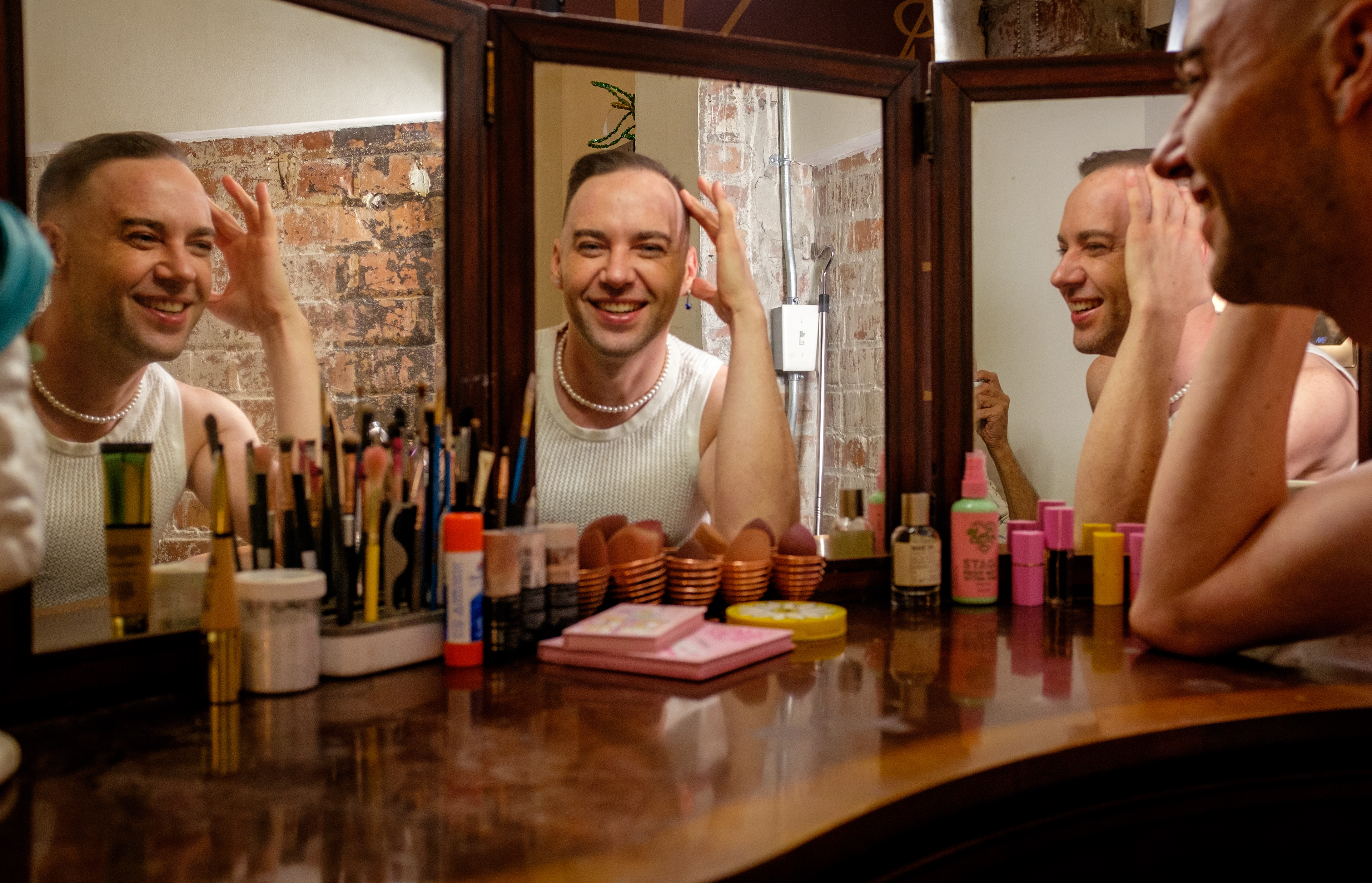 New Orleans drag queen Debbie with a D