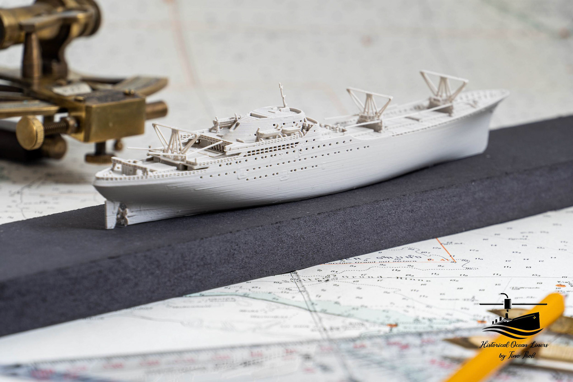 3d Printed Historical Ocean Liners Ns Savannah 7766