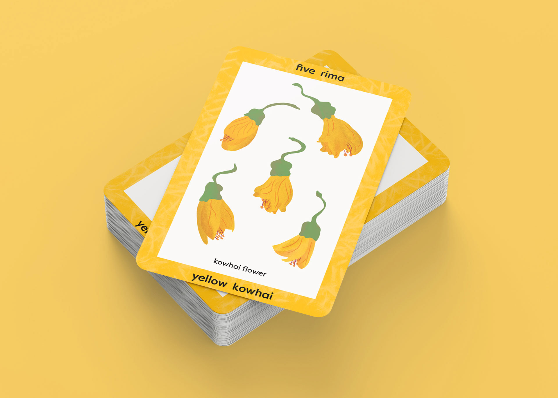 five yellow kowhai
