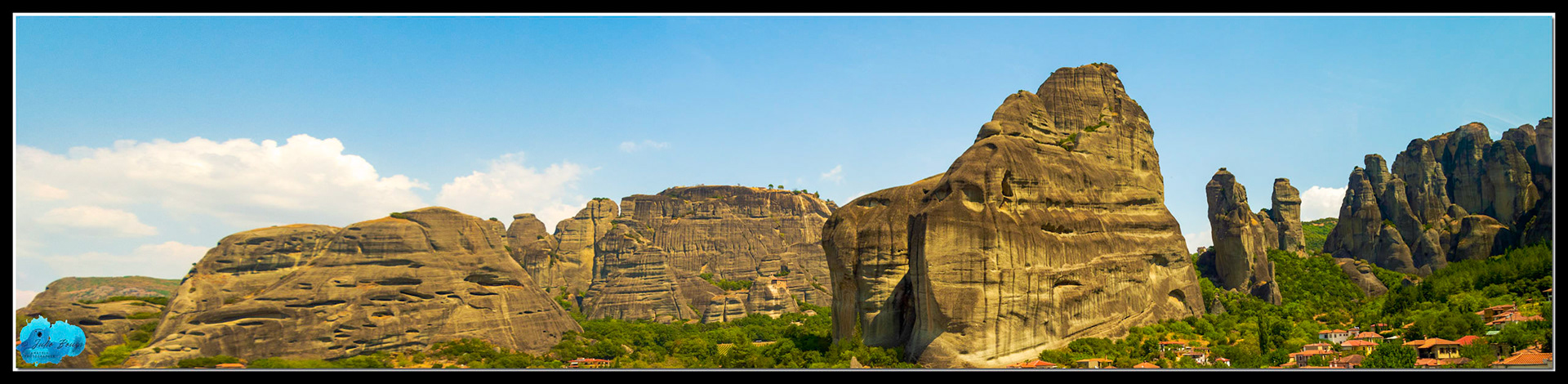 20210812 - Panaromic View Of Landscape At Meteora Monasteries