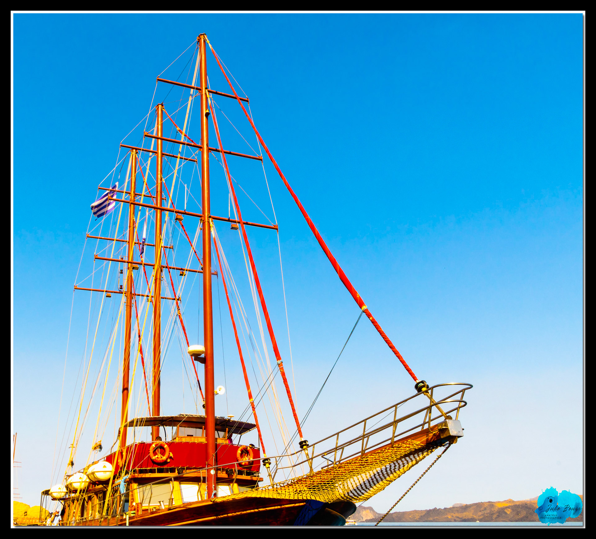 20210804 - Boat In Athinios Ferry Port
