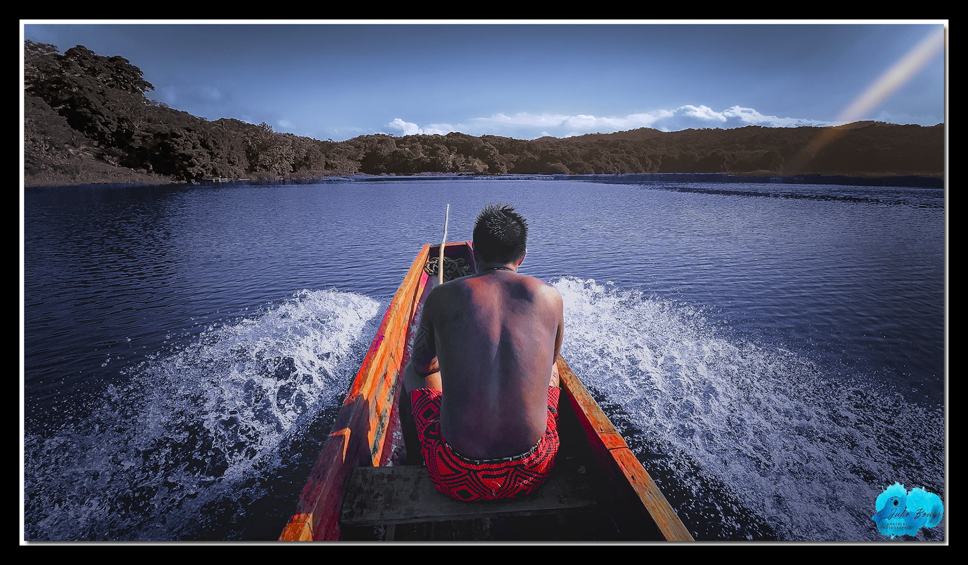 20231209 - Member Of The Embera Tribe On A Canoe