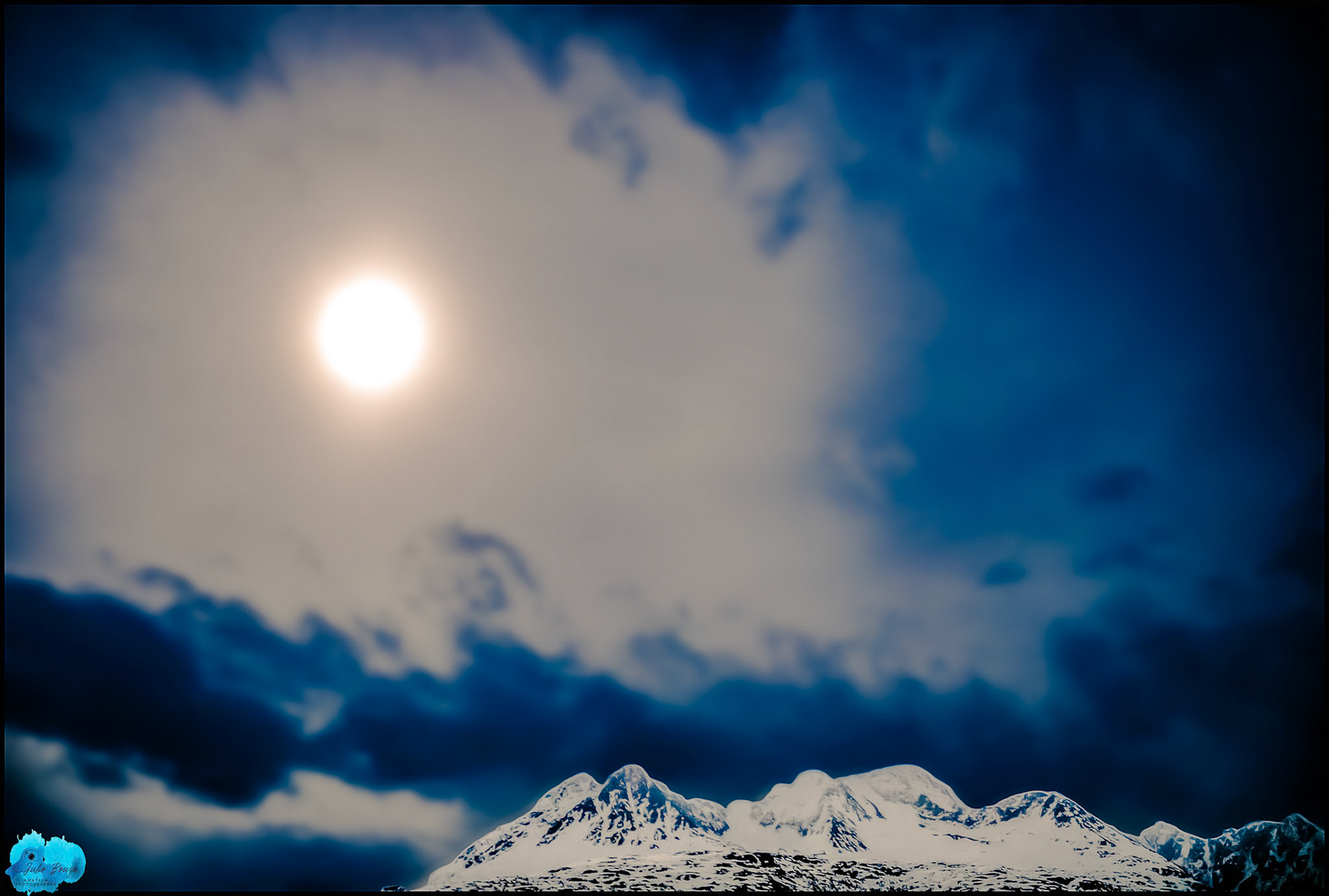 20240505 - View of the Mountains at Skagway with Sun