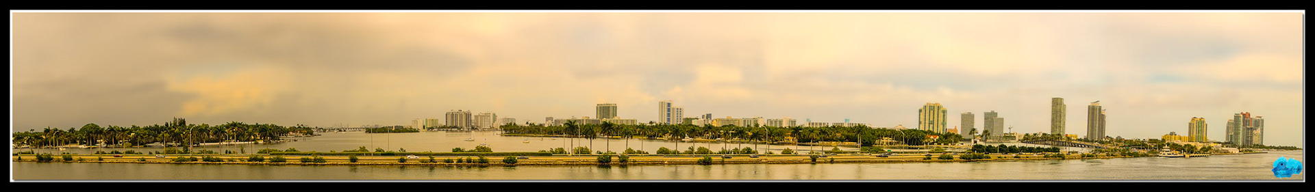 20220919 - Panoramic View Of Miami From The Royal Caribbean Cruise