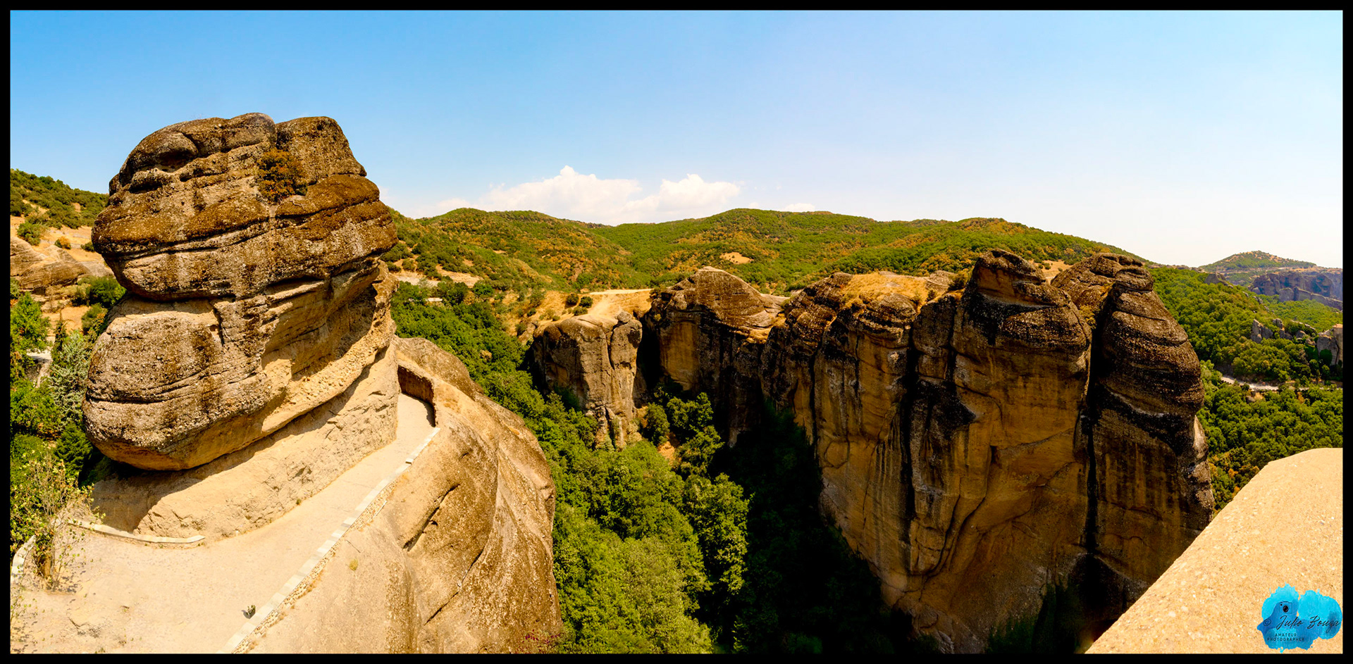 20210812 - Panoramic View Of Landscape At Meteora Monasteries