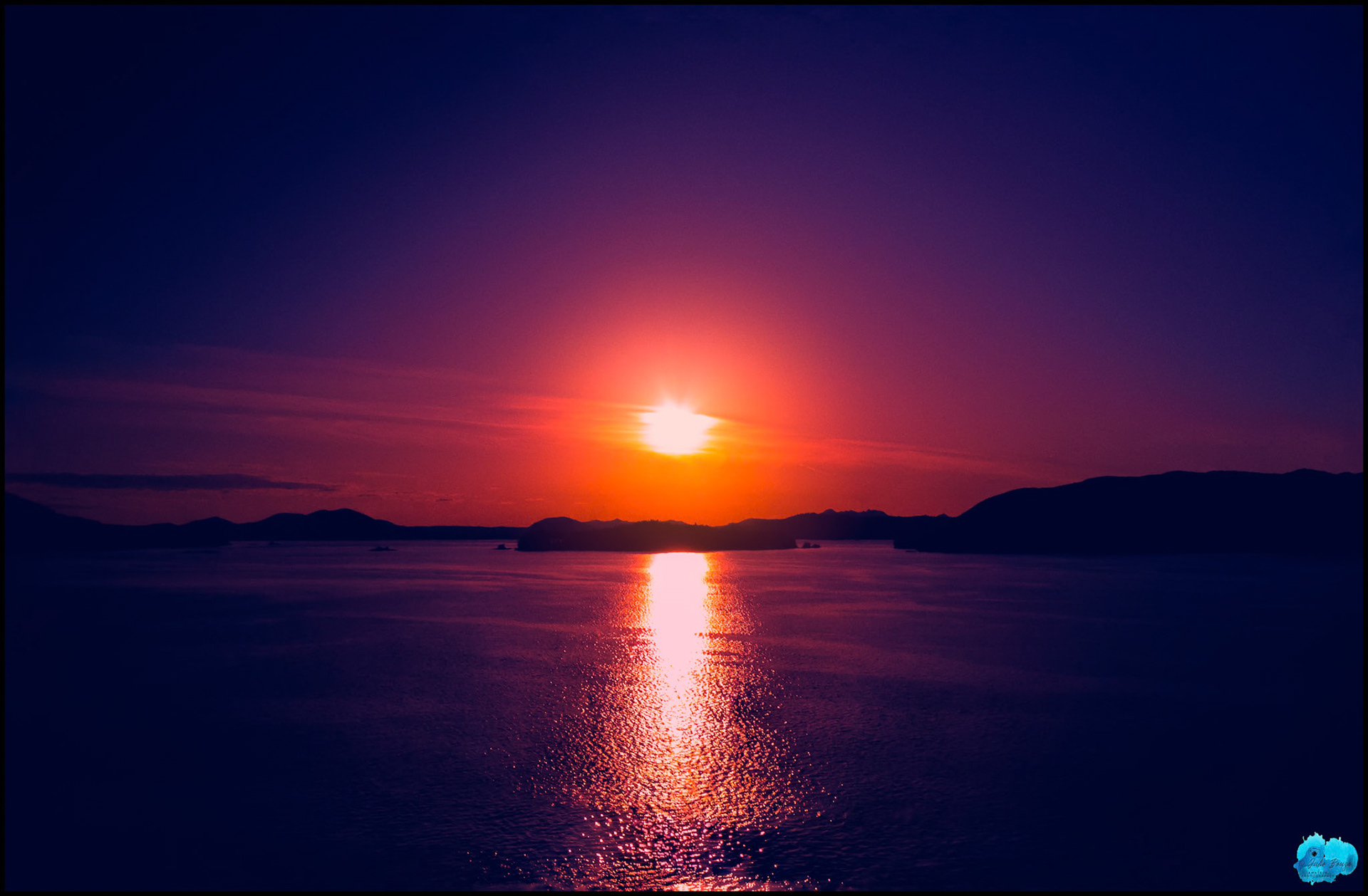 20240503 - View of Sunset at Sitka, Alaska