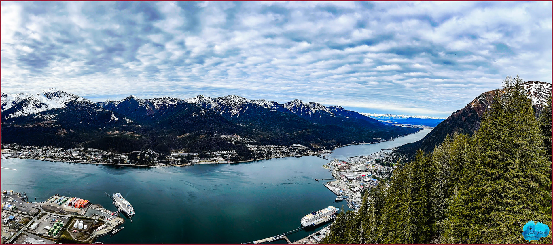 20240504 - Panoramic View of port in Juneau, Alaska