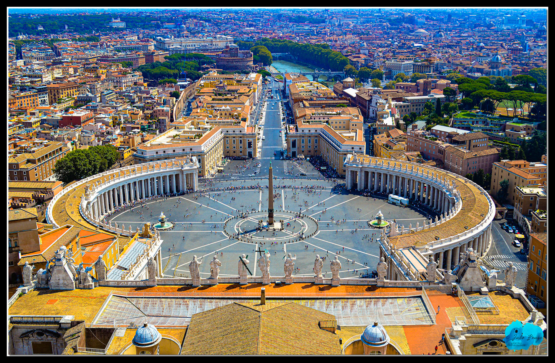 20150814 - Aerial Shot Of Saint Peter's Square