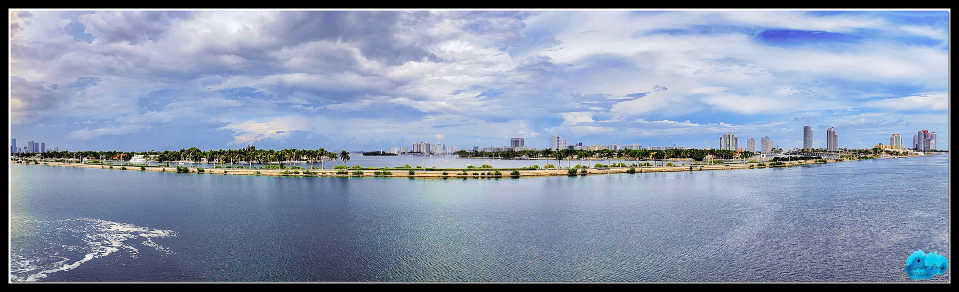 20220919 - Panoramic View Of Miami From The Royal Caribbean Cruise