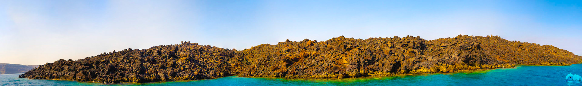 20210804 - Panoramic View Of Nea Kameni Island
