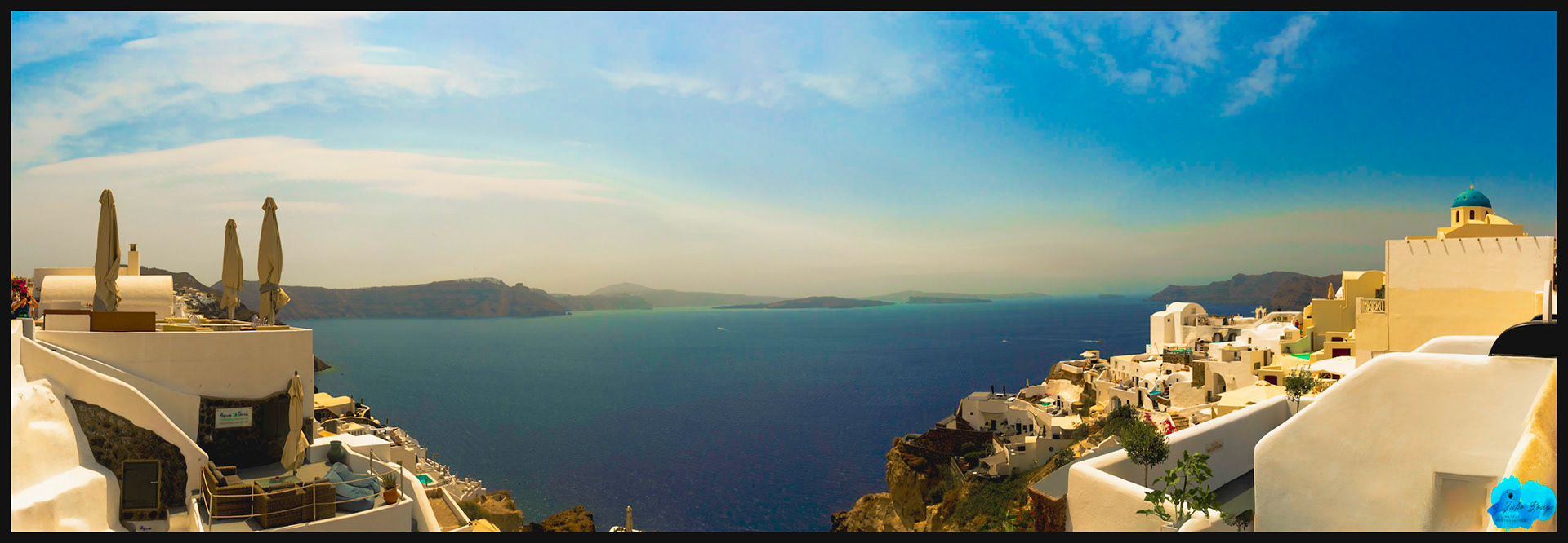 20210806 - Panoramic View From Oia Village In Santorini