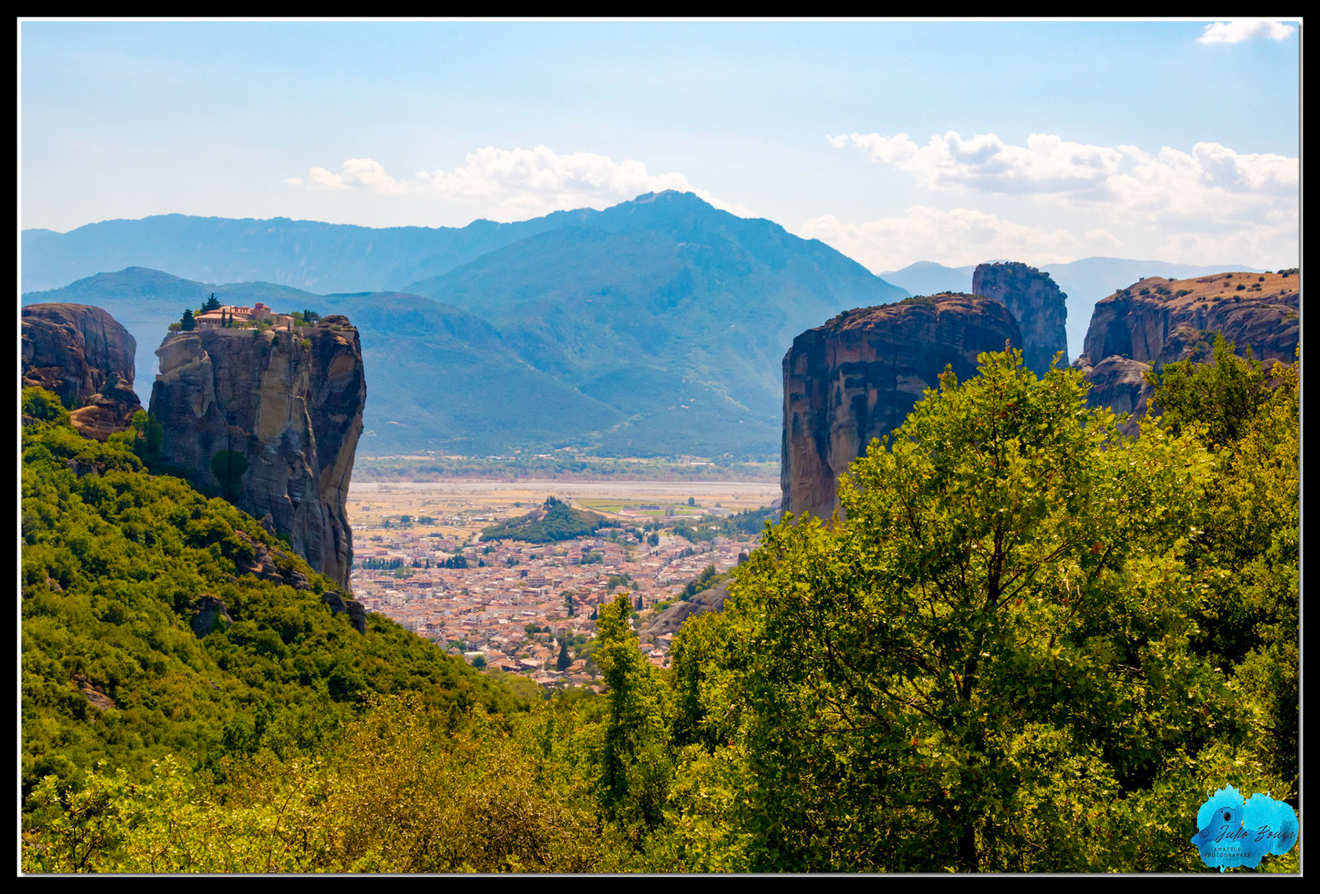 20210812 - Panoramic View Of The Monastery Of The Holy Trinity At Meteora Monasteries