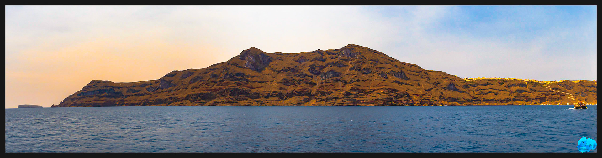20210804 - Panoramic View Of Nea Kameni Island