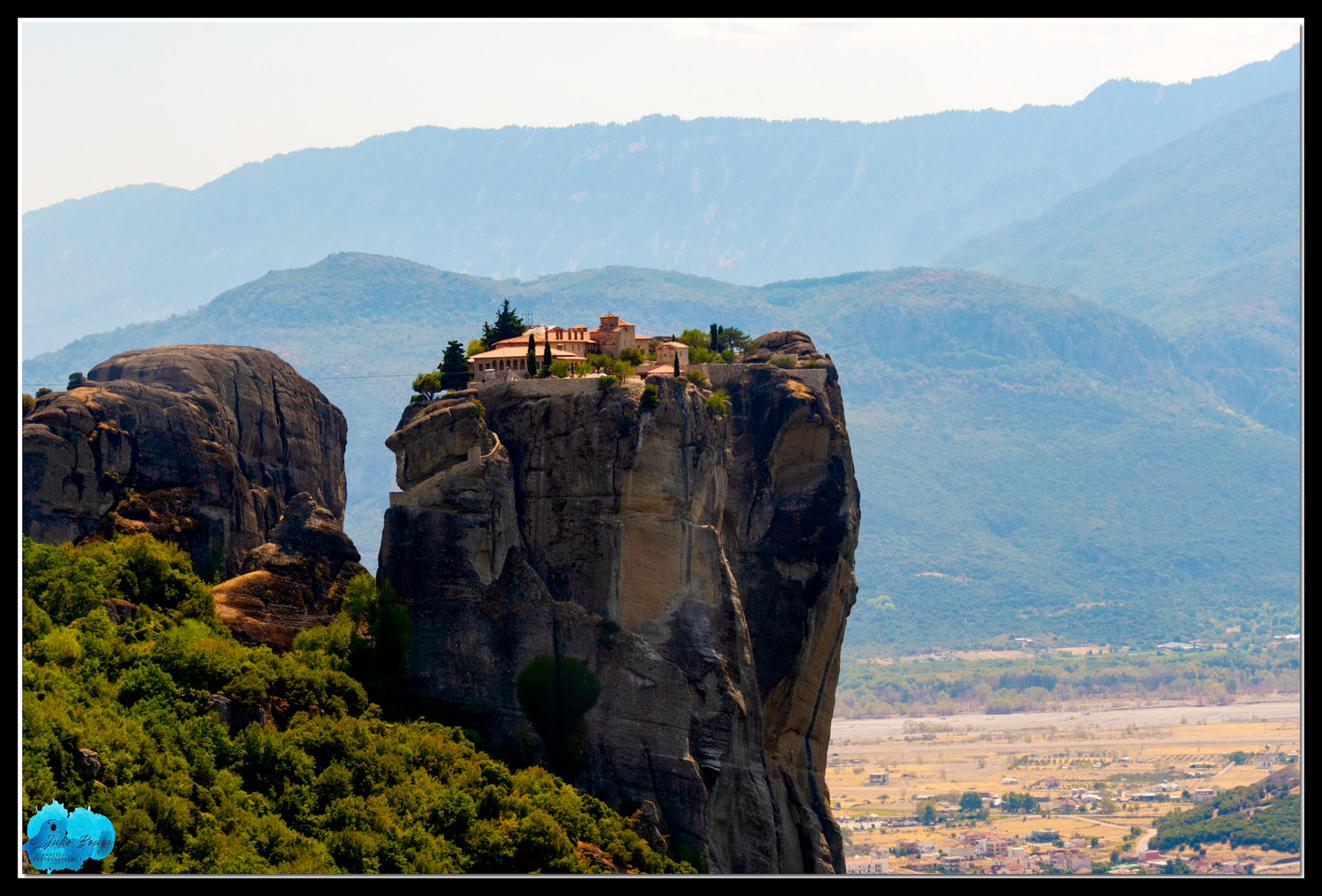 20210812 - Closeup View Of The Monastery Of The Holy Trinity At Meteora Monasteries