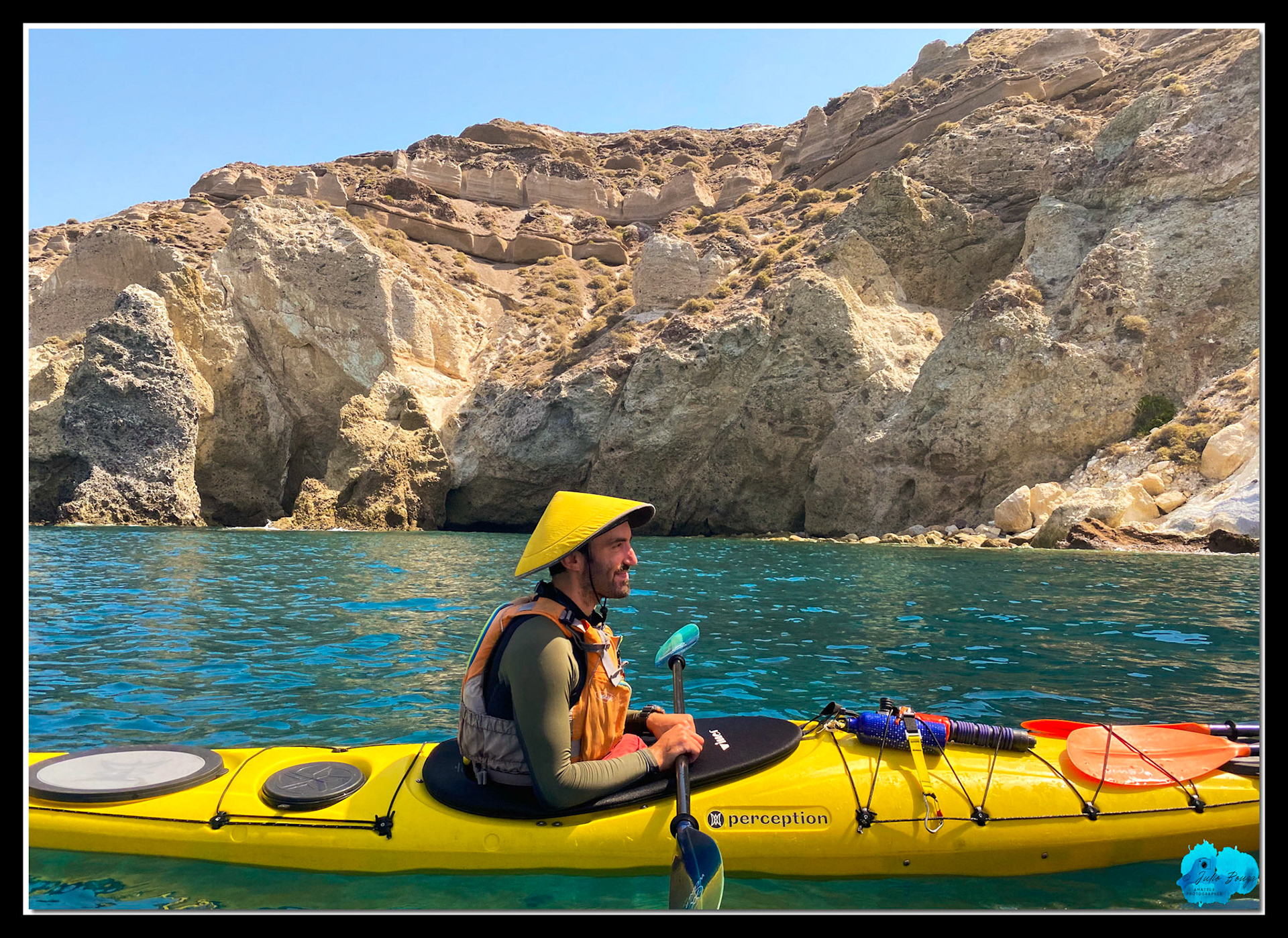 20210805 - Trekking Hellas Canoe Tour Guide In Santorini