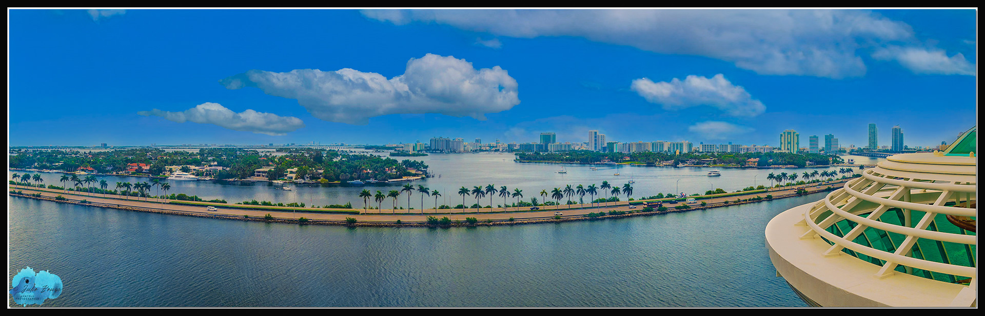 20220919 - Panoramic View Of Miami From The Royal Caribbean Cruise