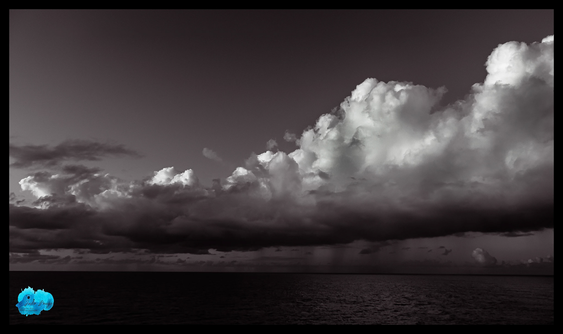 20221220 - B/WCaribbean Sea Clouds