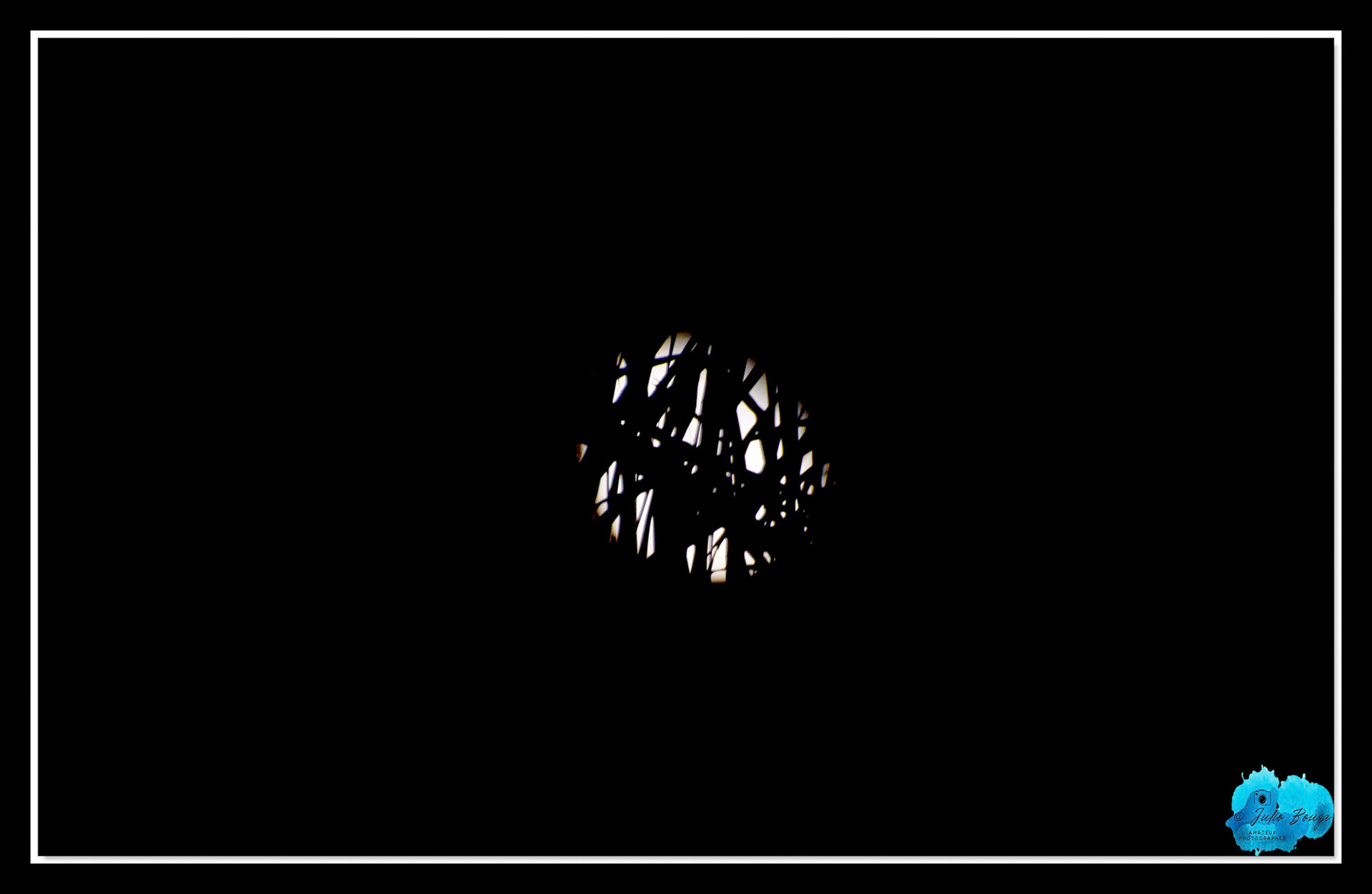 20210925 - View Of The Moon Behind Palm Trees