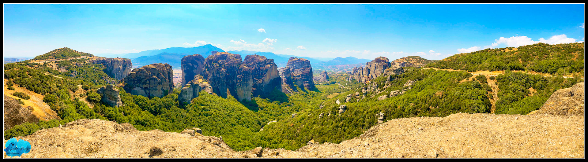 20210812 - Panoramic View Of Landscape At Meteora Monasteries