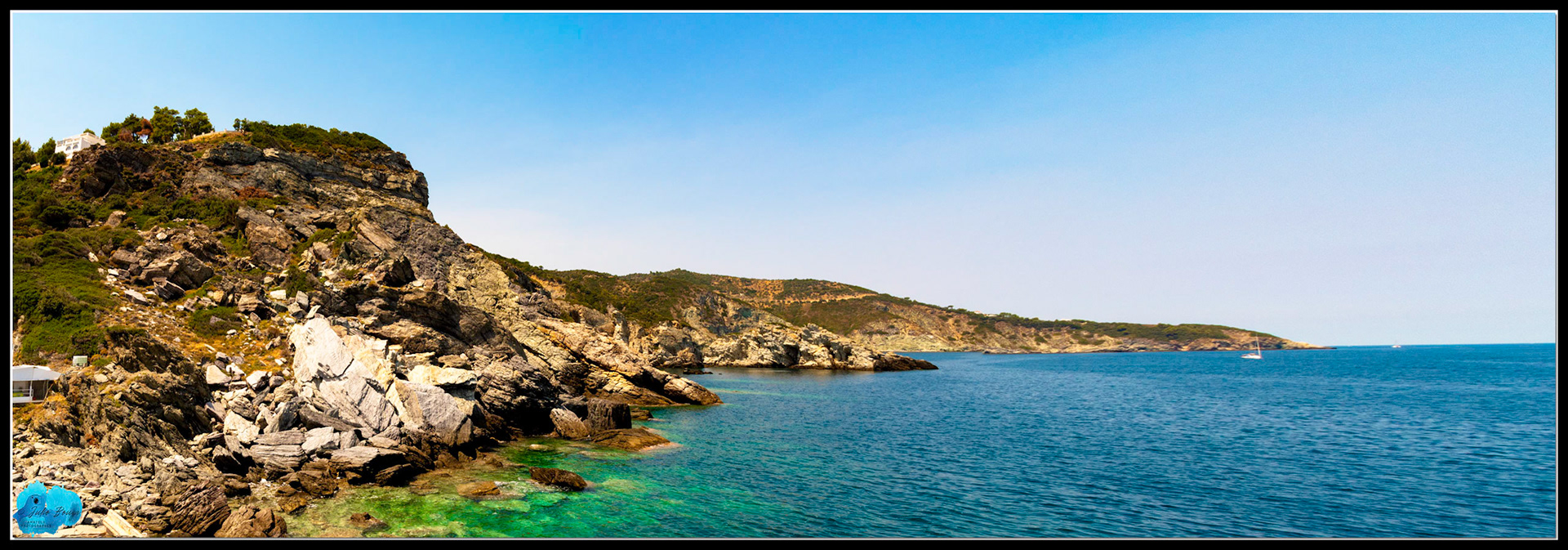 20210810 - Panoramic View Of Agios Ioannis Beach At Skopelos