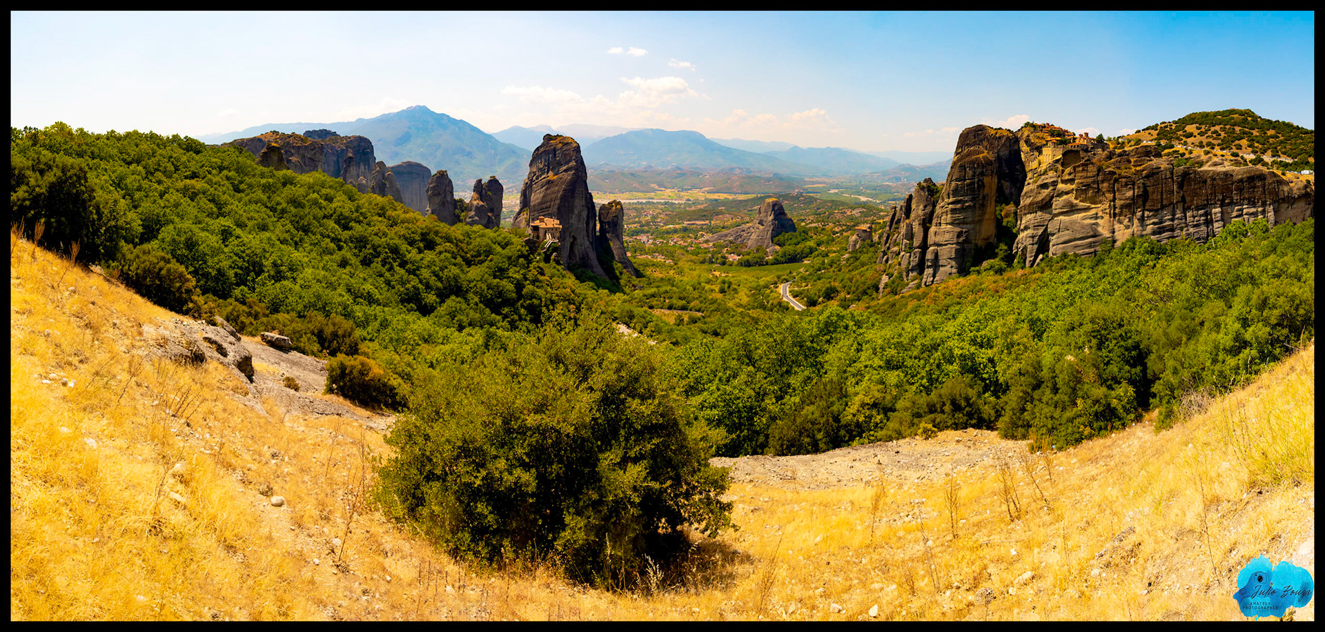 20210812 - Panoramic View Of The Monastery Of Rousanou At Meteora Monasteries