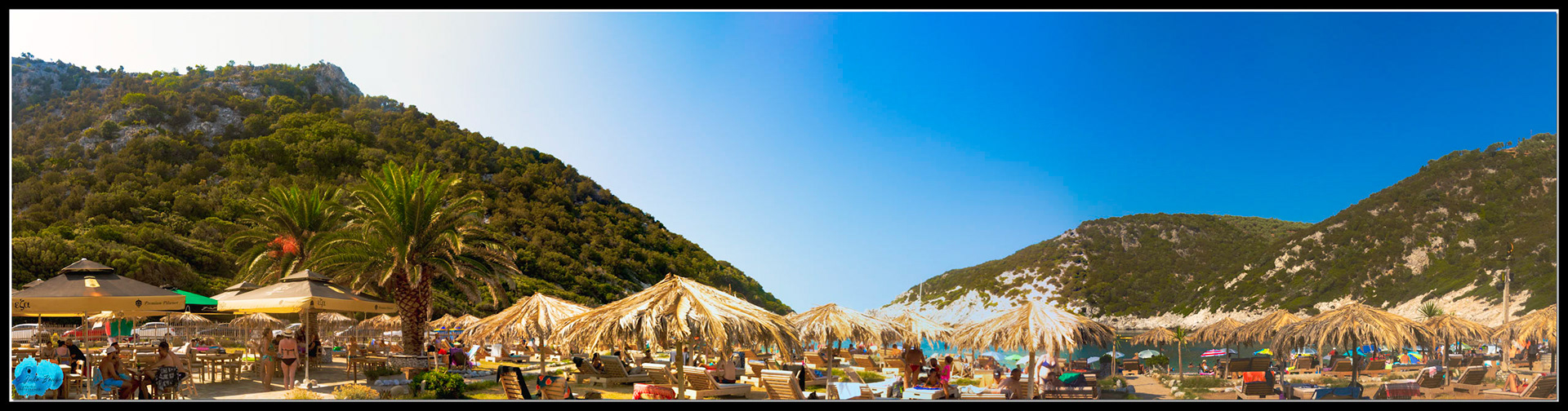20210810 - Panoramic View Of Glysteri Beach At Skopelos