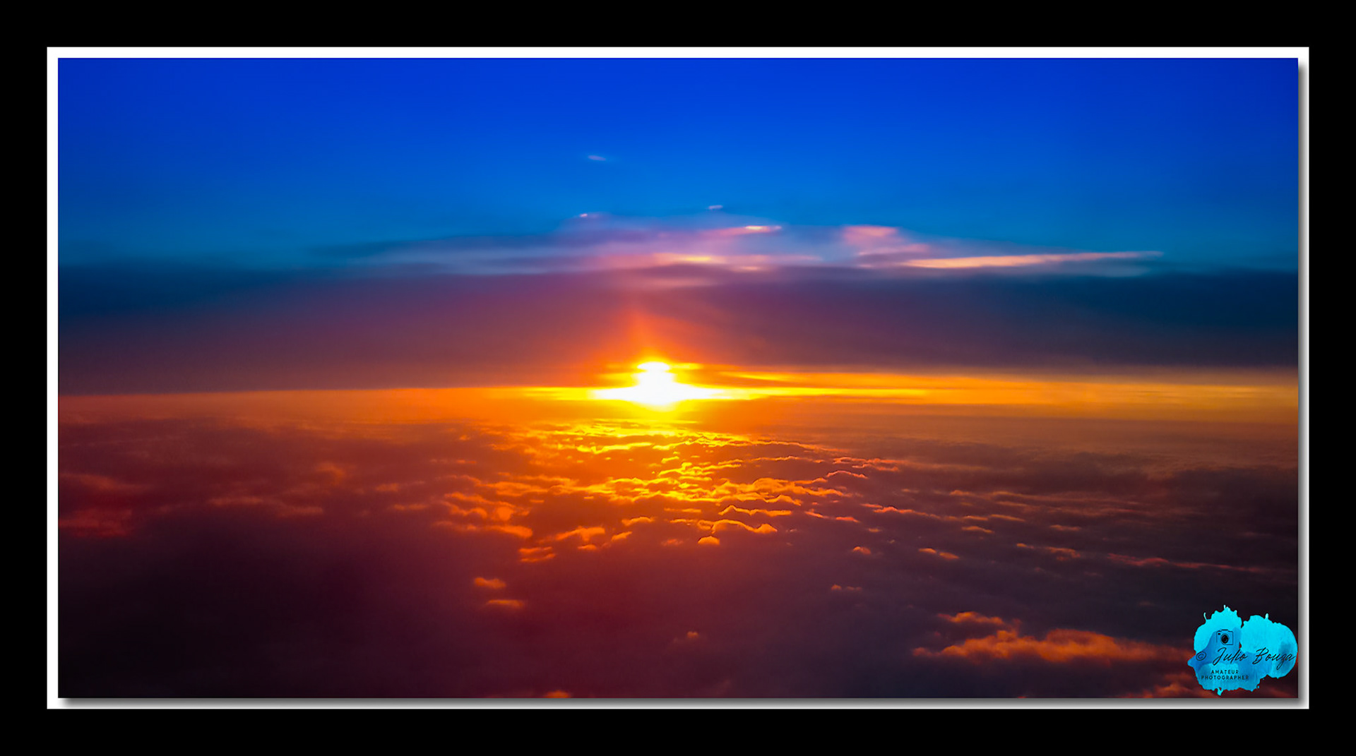 20130121 - Sunset At 33,000 Feet