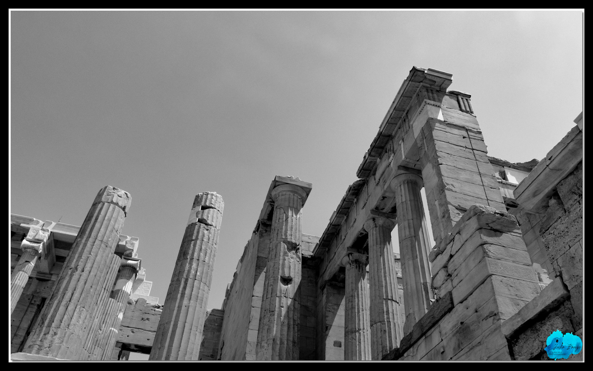 20210809 - B/W Closeup Of The Acropolis