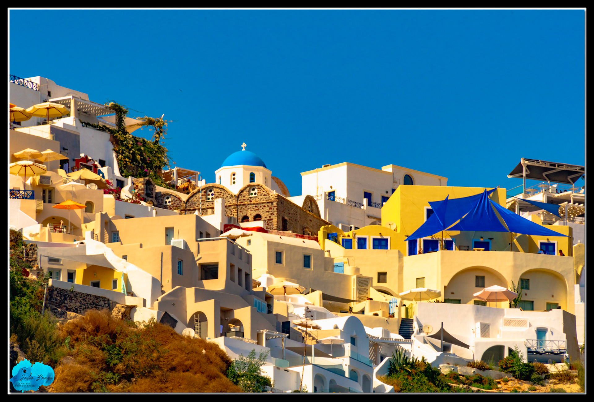 20210804 - Closeup Of Oia Village In Santorini