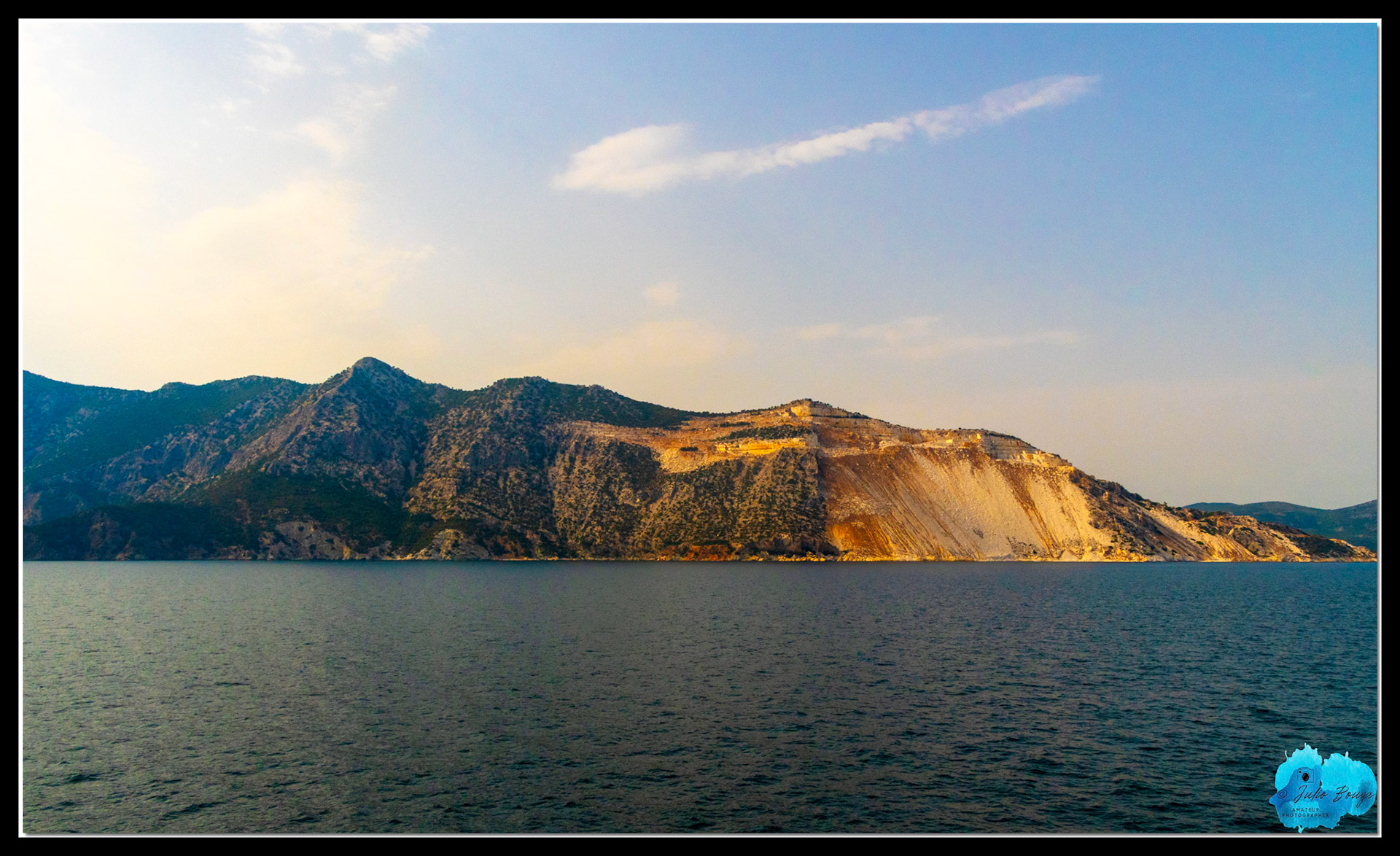 20210811 - View Of Greece While Sailing At The Aegean Sea