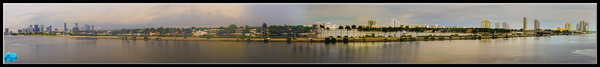 20220919 - Panoramic View Of Miami From The Royal Caribbean Cruise