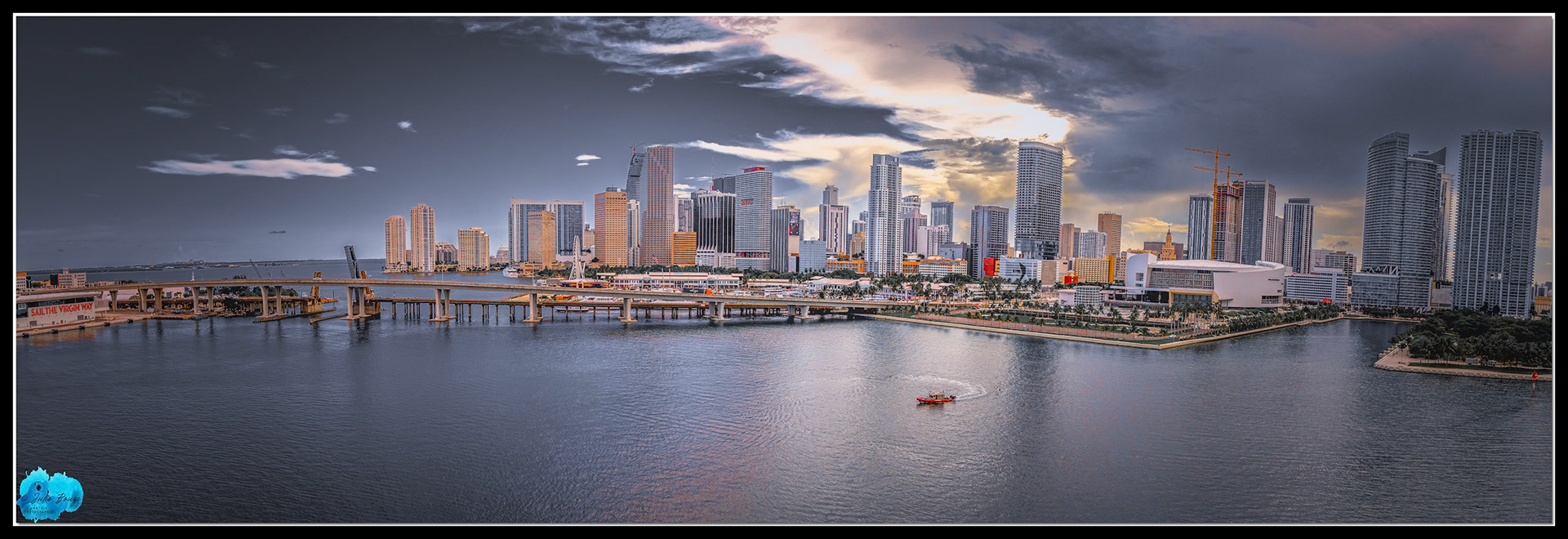 20220919 - Panoramic View Of Miami From The Royal Caribbean Cruise