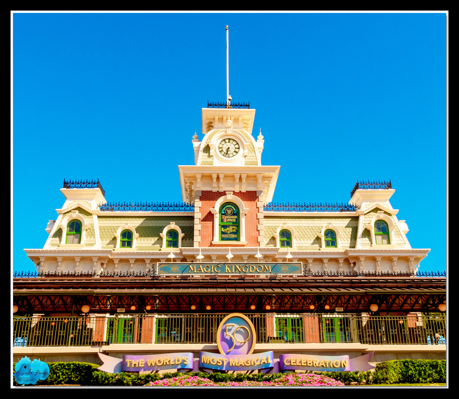 20210925 - View Of Train Station At Magic Kingdom For the 50th Anniversary