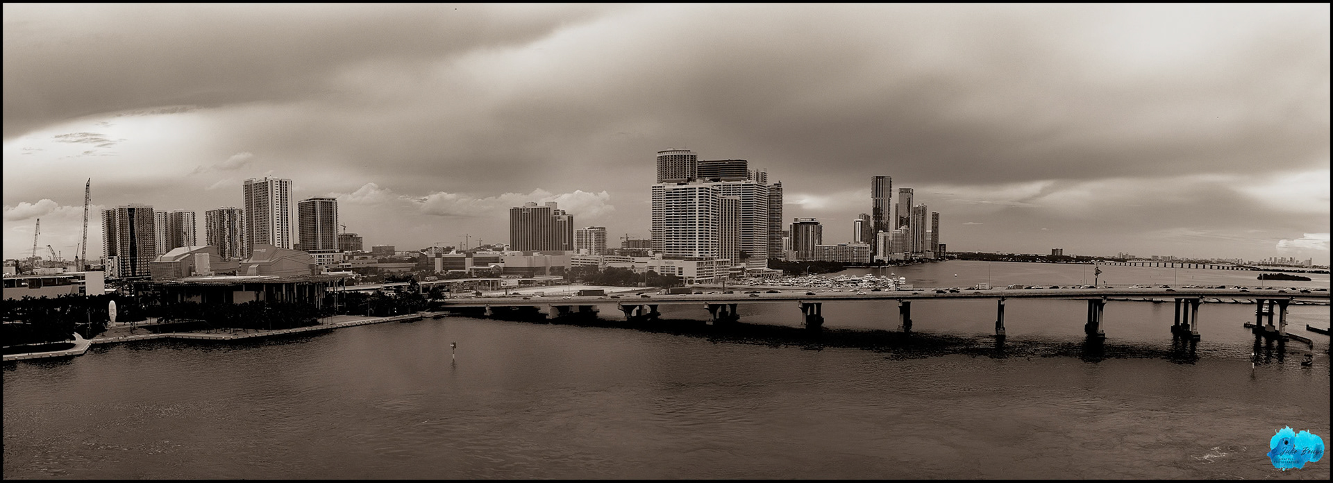20220919 - Panoramic View Of Miami From The Royal Caribbean Cruise