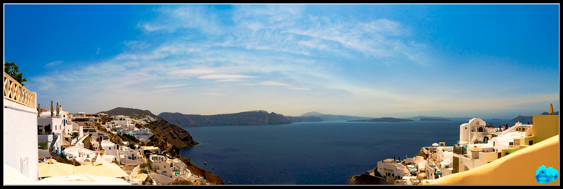 20210806 - Panoramic View From Oia Village In Santorini