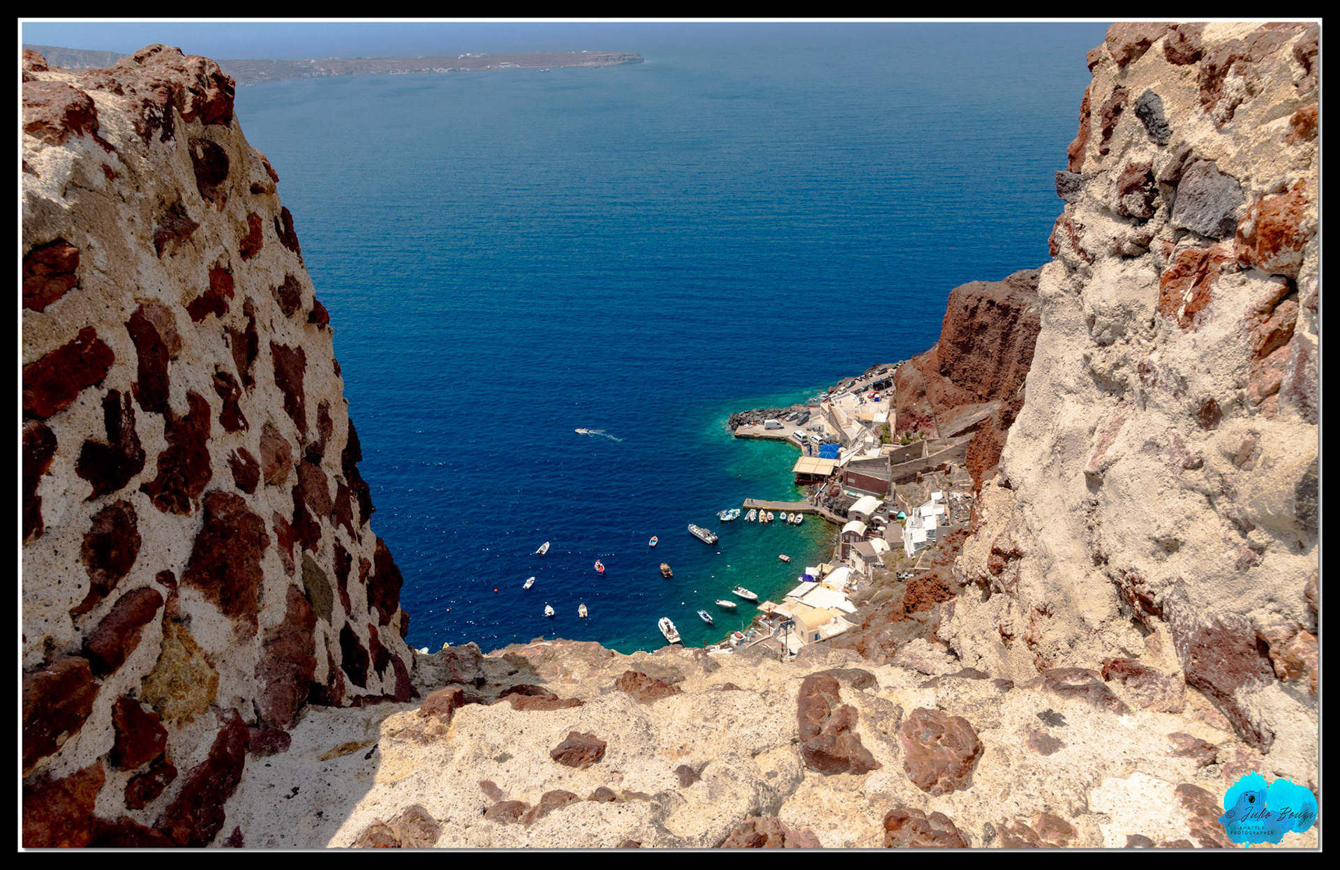 20210806 - View Of Ammoudi Bay At Oia Village In Santorini