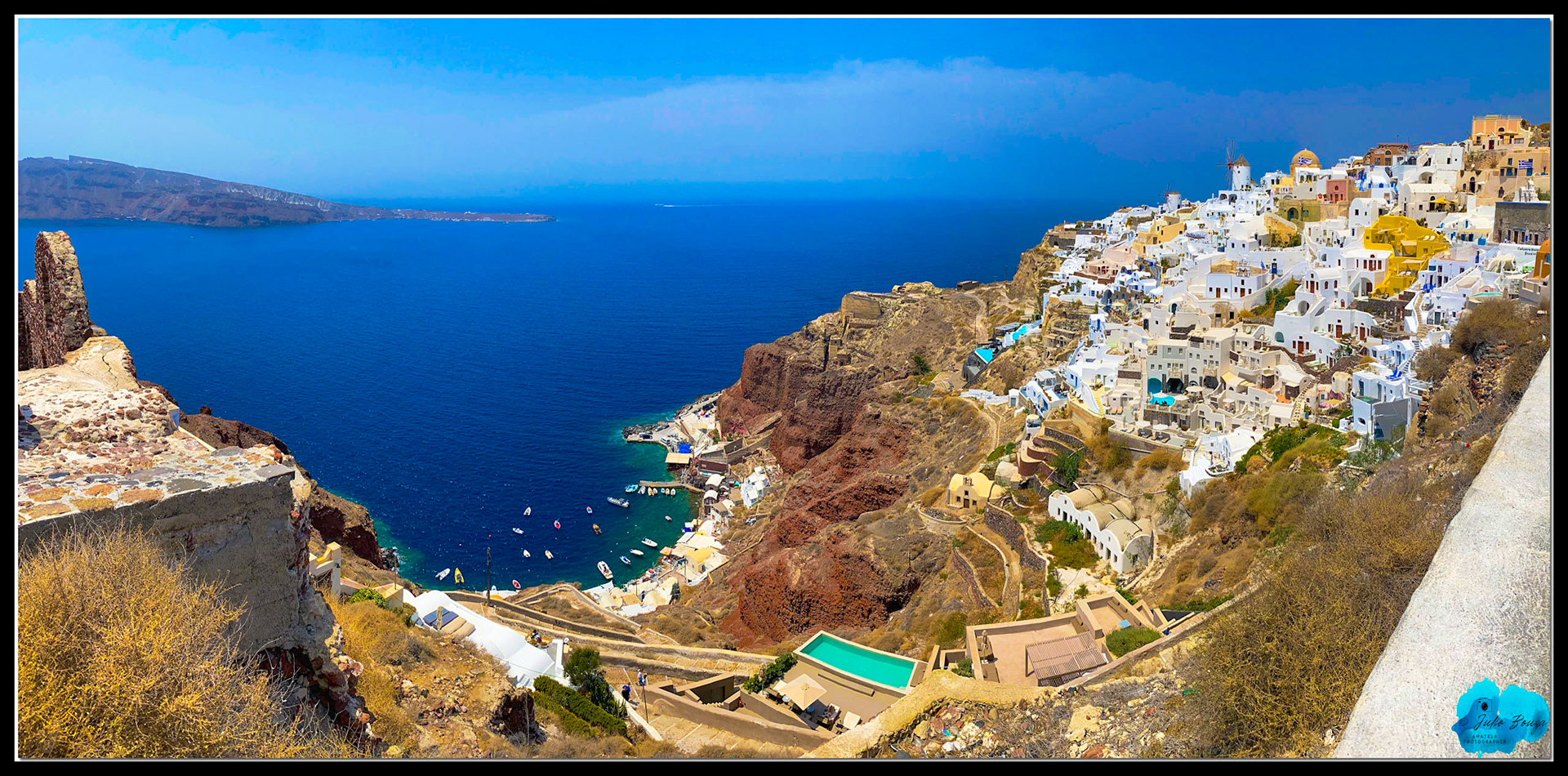 20210806 - View Of Santorini From Oia Lookout Panoramic Viewpoint At Oia Village