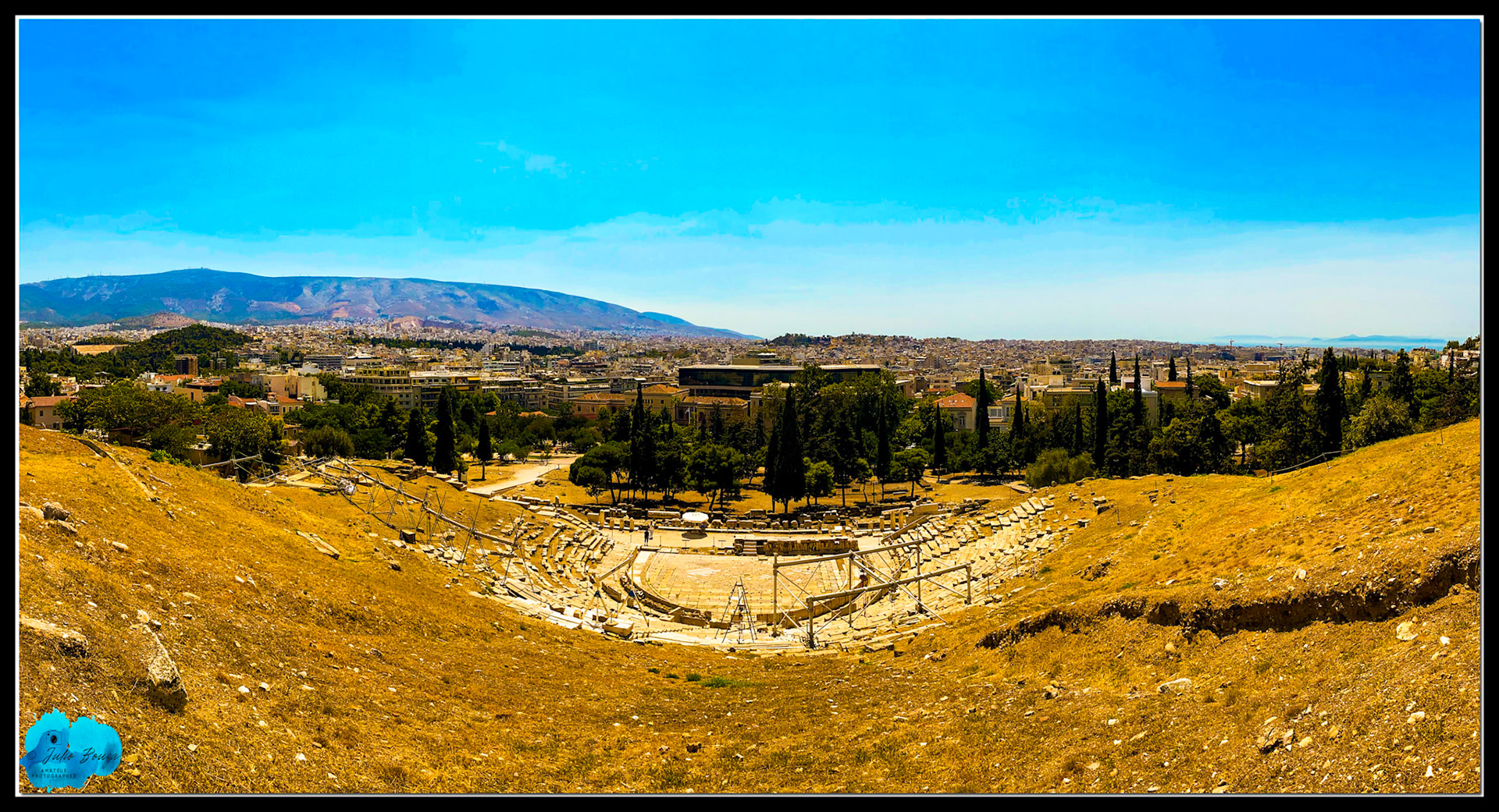 20210809 - Panoramic View Of Athens And The Theatre Of Dionysus At The Acropolis