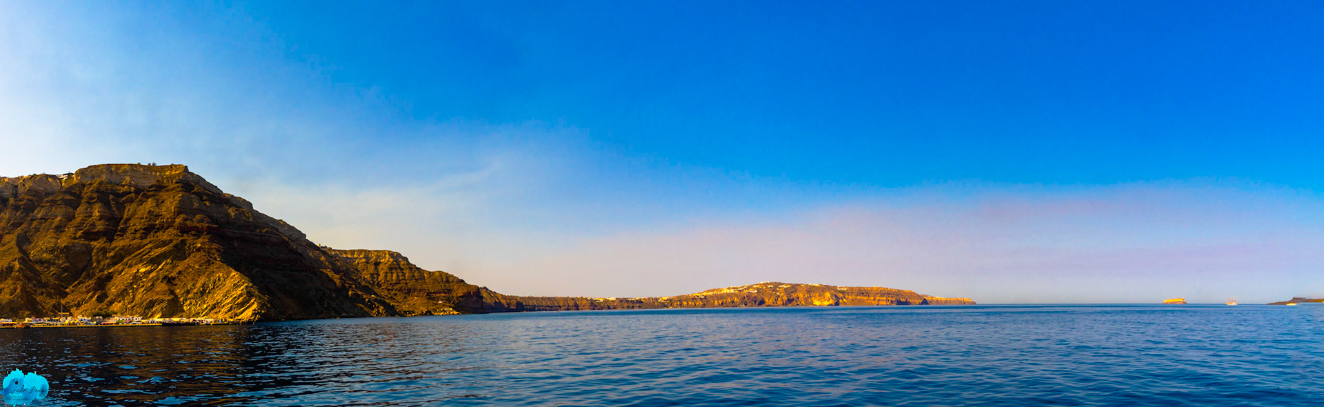 20210804 - Panoramic View At Athinios Ferry Port