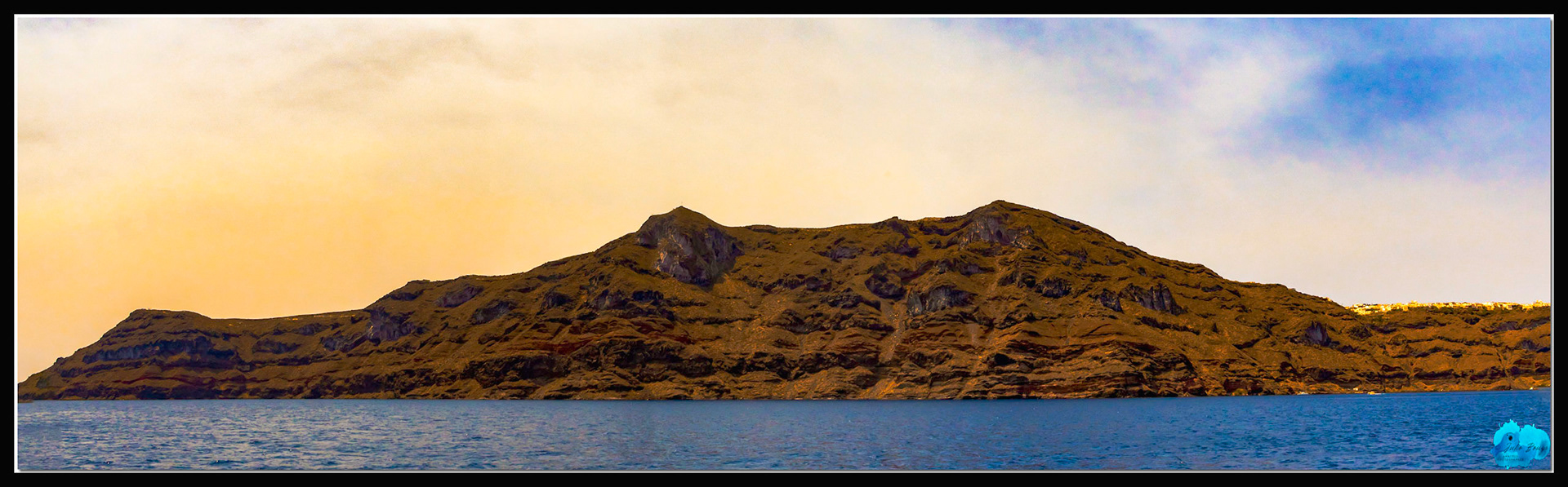 20210804 - Panoramic View Of Nea Kameni Island