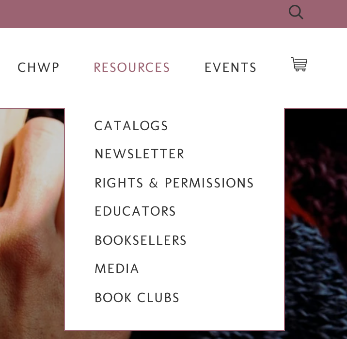 Resources menu