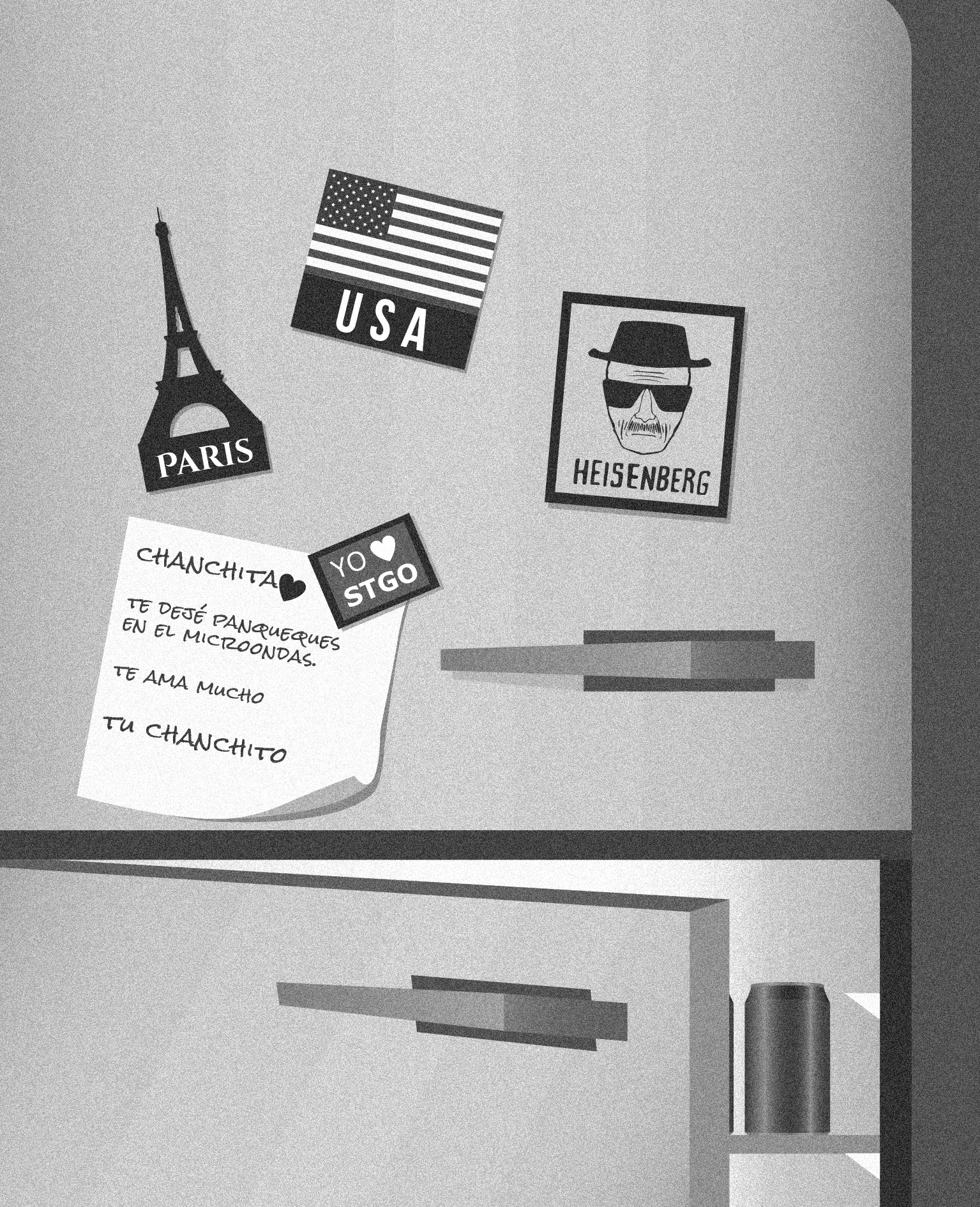 Ilustración libro "Souvenirg"