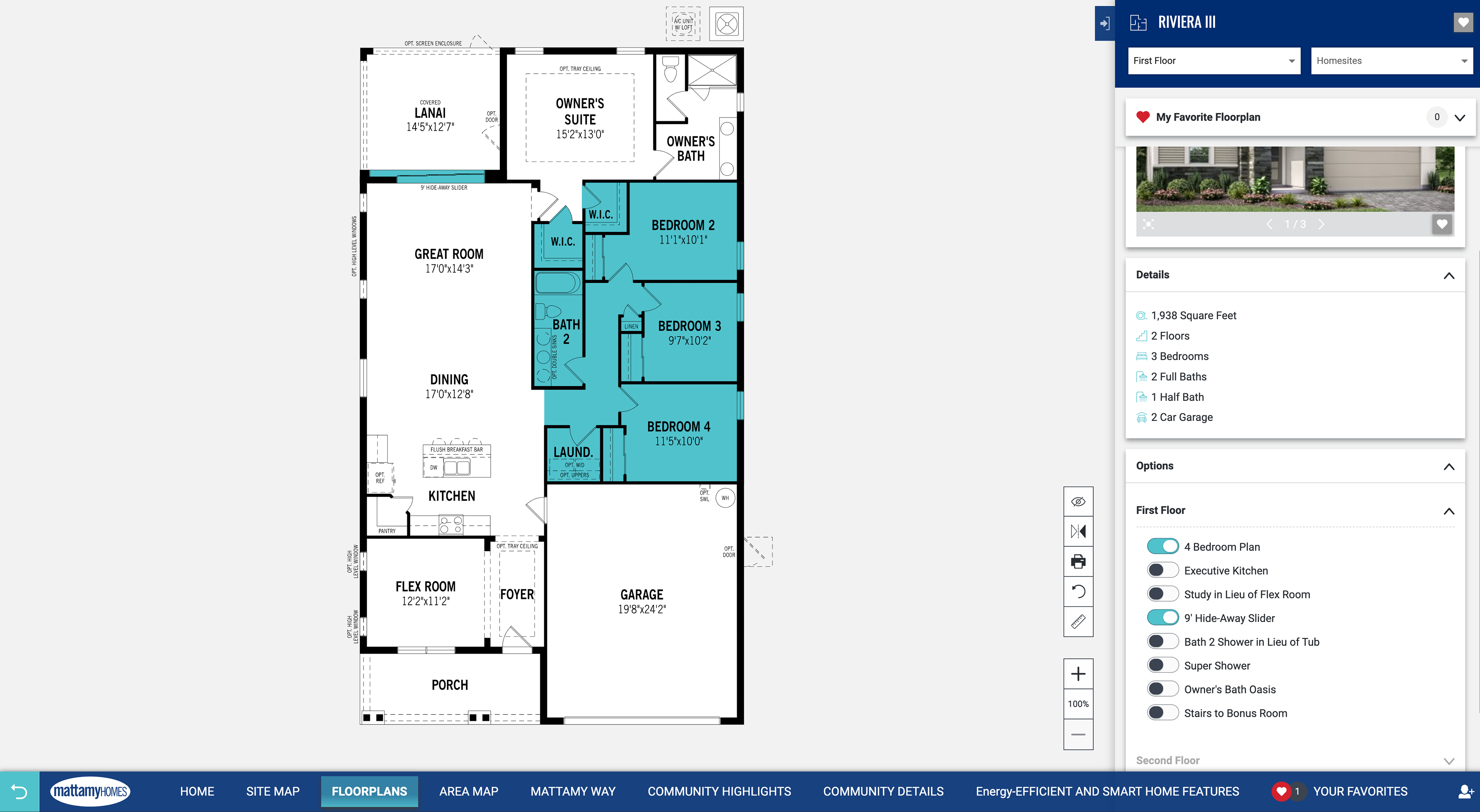 Interactive Floor Plan