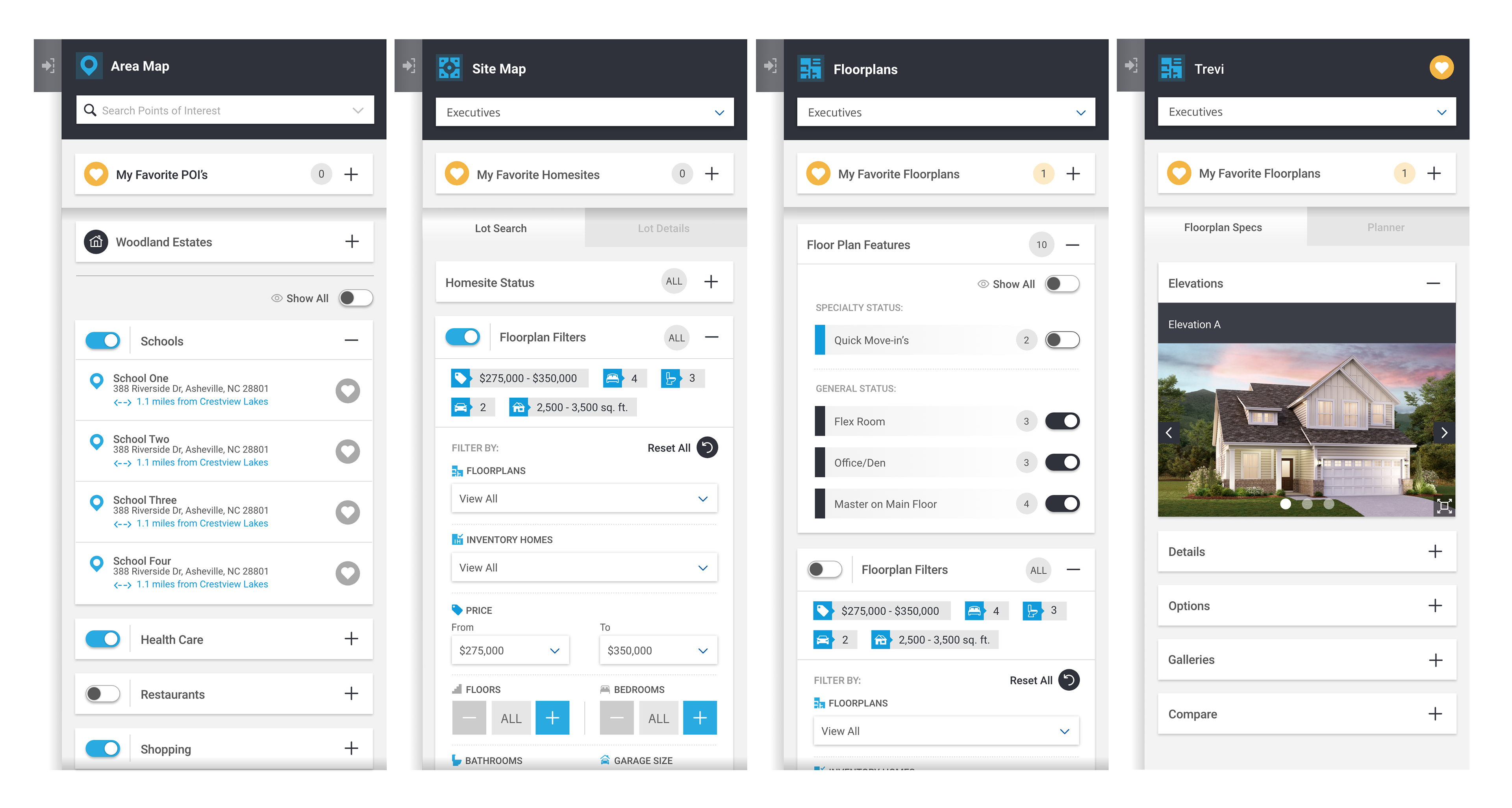 Prototype Sidebar Component Preview