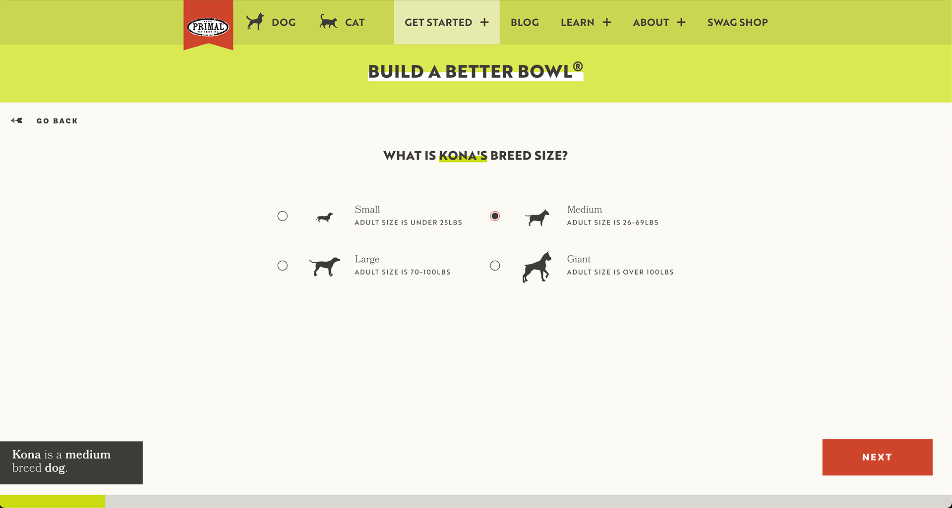 Breed Size