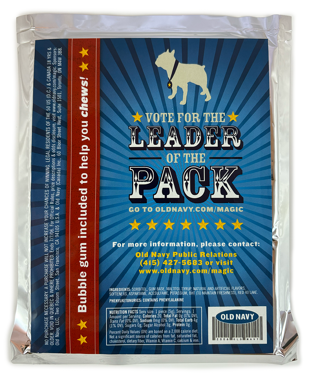 Foil bag – Back